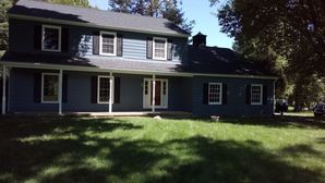 Before (white) & After (blue) Exterior House Painting in Akron, OH (4)