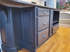 Interior Painting of Kitchen Island in Limaville, OH (1)