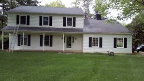 Before (white) & After (blue) Exterior House Painting in Akron, OH (3)