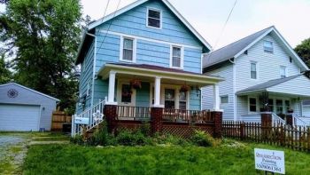 Exterior painting in Akron, OH.