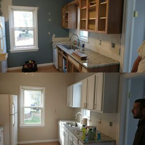 Before & After Interior Painting of Home in Akron, OH (1)